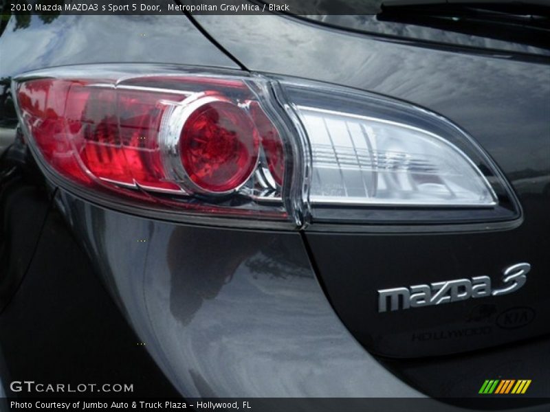 Metropolitan Gray Mica / Black 2010 Mazda MAZDA3 s Sport 5 Door