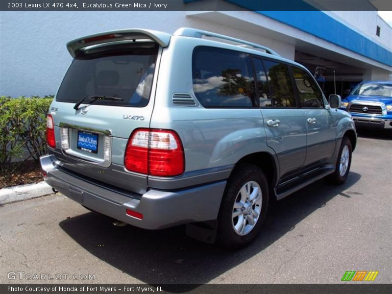 Eucalytpus Green Mica / Ivory 2003 Lexus LX 470 4x4