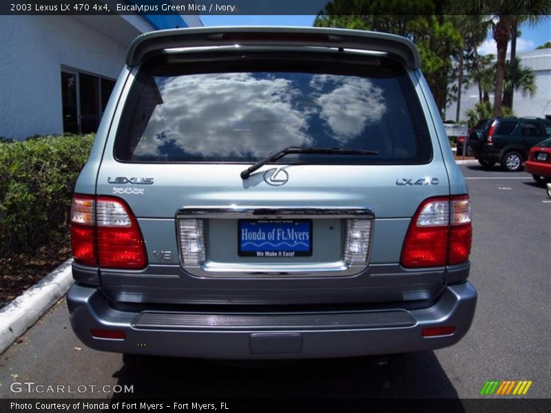Eucalytpus Green Mica / Ivory 2003 Lexus LX 470 4x4