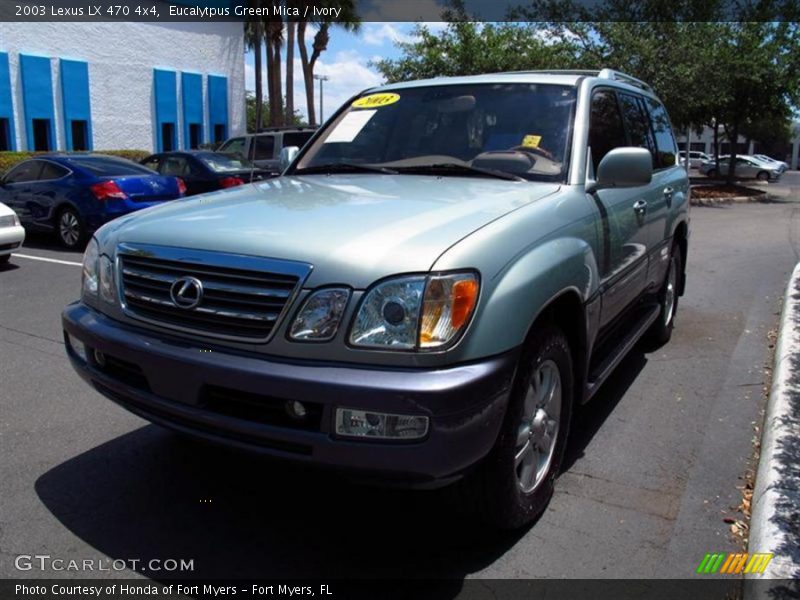 Eucalytpus Green Mica / Ivory 2003 Lexus LX 470 4x4