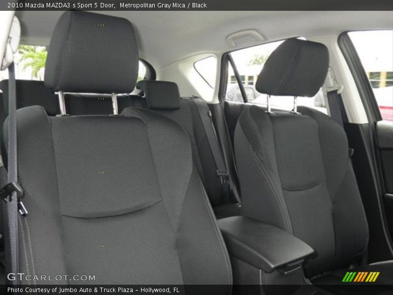 Metropolitan Gray Mica / Black 2010 Mazda MAZDA3 s Sport 5 Door