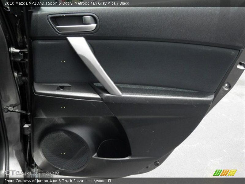 Metropolitan Gray Mica / Black 2010 Mazda MAZDA3 s Sport 5 Door