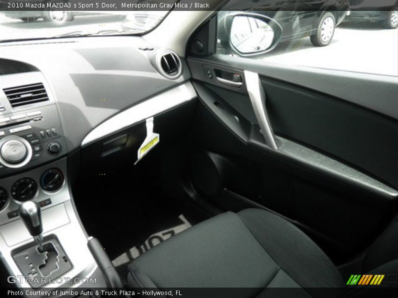 Metropolitan Gray Mica / Black 2010 Mazda MAZDA3 s Sport 5 Door