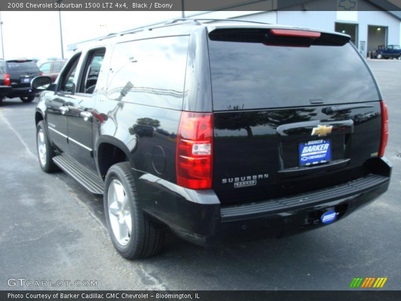 Black / Ebony 2008 Chevrolet Suburban 1500 LTZ 4x4