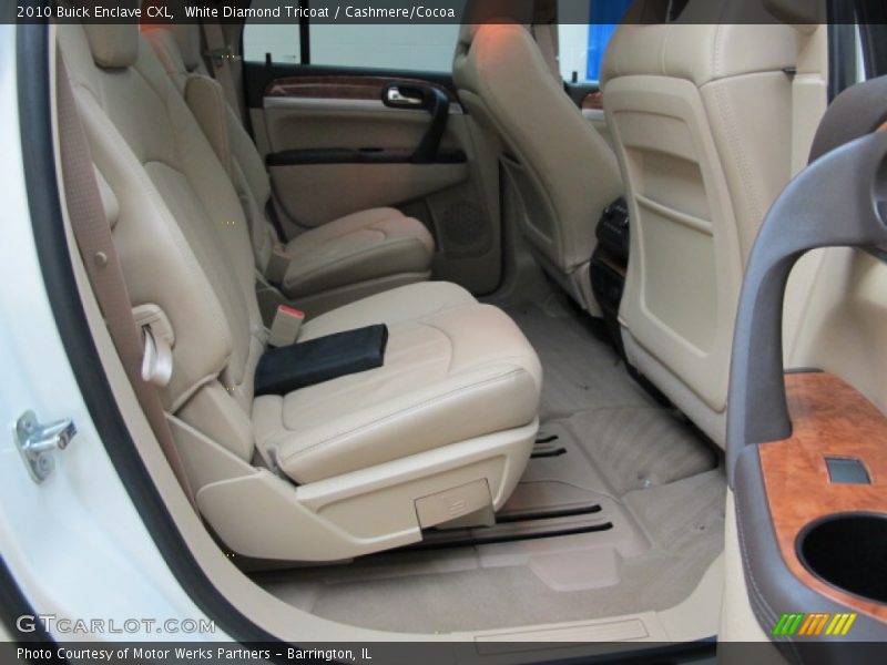 White Diamond Tricoat / Cashmere/Cocoa 2010 Buick Enclave CXL