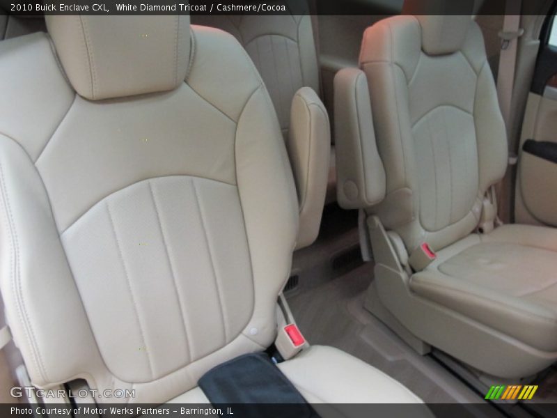 White Diamond Tricoat / Cashmere/Cocoa 2010 Buick Enclave CXL