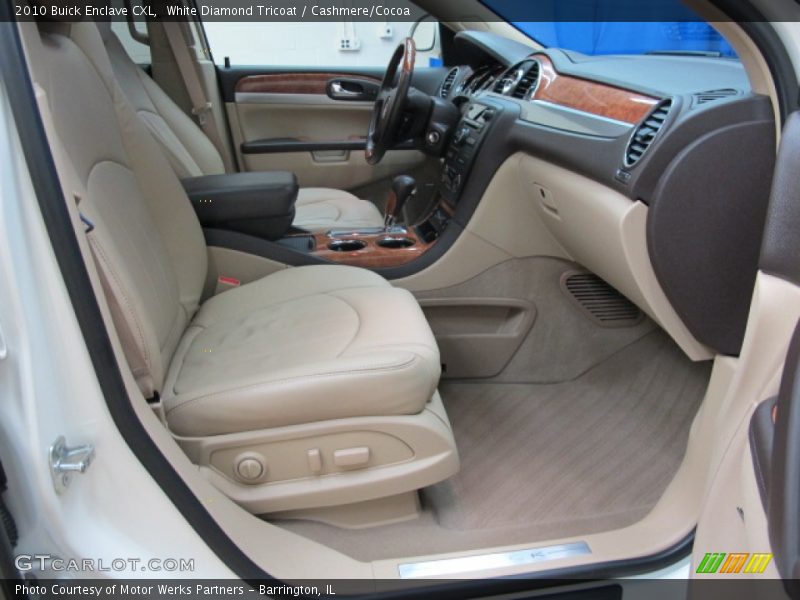 White Diamond Tricoat / Cashmere/Cocoa 2010 Buick Enclave CXL