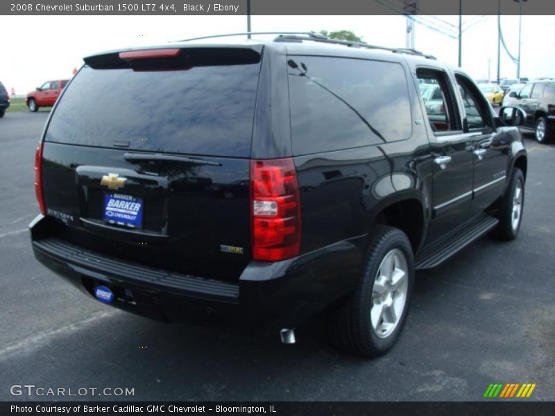 Black / Ebony 2008 Chevrolet Suburban 1500 LTZ 4x4