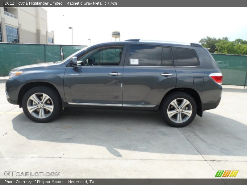 Magnetic Gray Metallic / Ash 2012 Toyota Highlander Limited