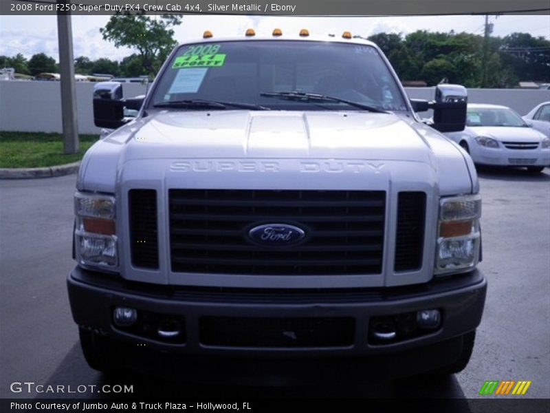 Silver Metallic / Ebony 2008 Ford F250 Super Duty FX4 Crew Cab 4x4