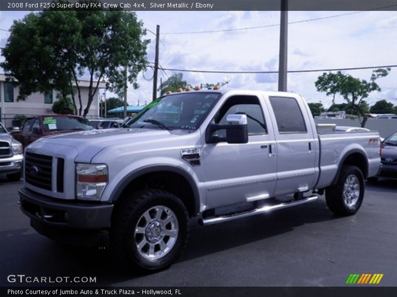 Silver Metallic / Ebony 2008 Ford F250 Super Duty FX4 Crew Cab 4x4