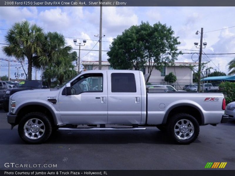 Silver Metallic / Ebony 2008 Ford F250 Super Duty FX4 Crew Cab 4x4