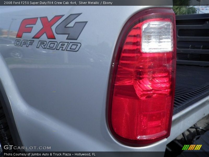 Silver Metallic / Ebony 2008 Ford F250 Super Duty FX4 Crew Cab 4x4