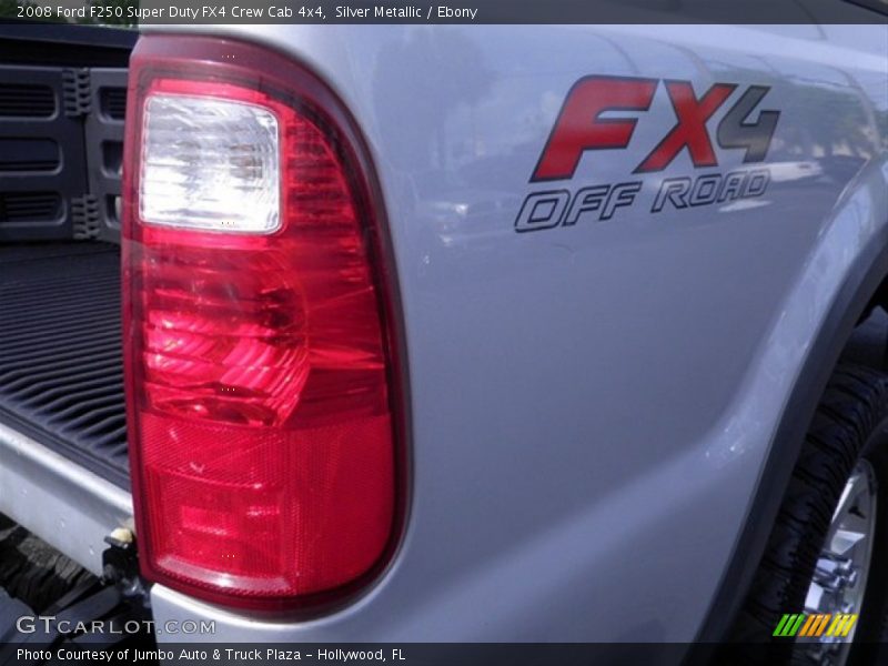 Silver Metallic / Ebony 2008 Ford F250 Super Duty FX4 Crew Cab 4x4