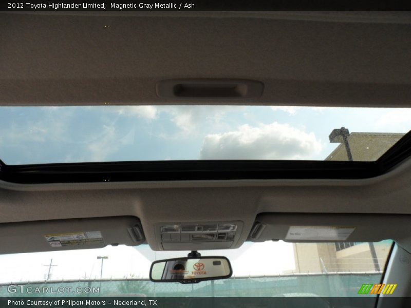 Magnetic Gray Metallic / Ash 2012 Toyota Highlander Limited
