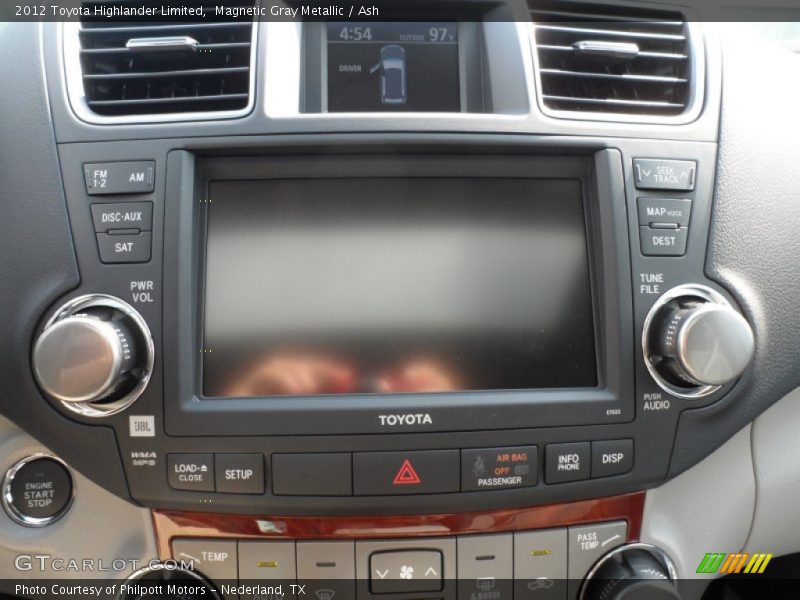 Magnetic Gray Metallic / Ash 2012 Toyota Highlander Limited