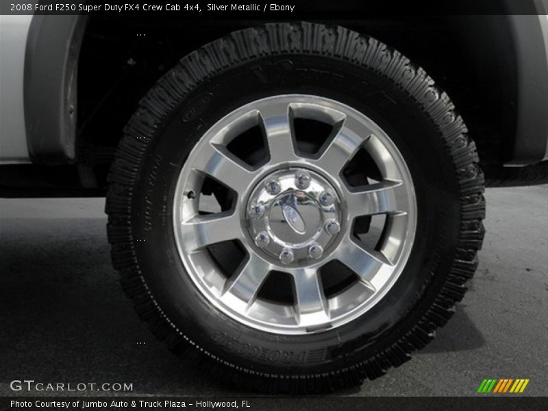 Silver Metallic / Ebony 2008 Ford F250 Super Duty FX4 Crew Cab 4x4