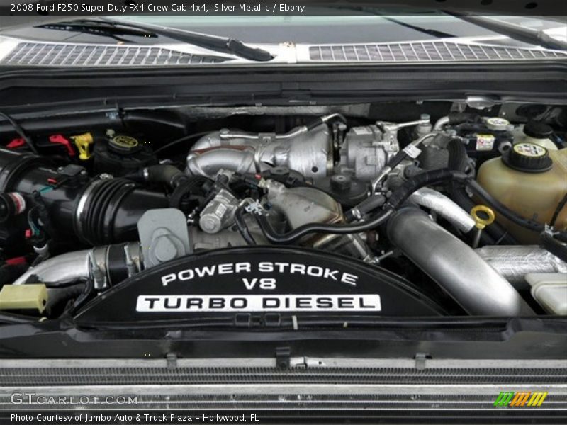 Silver Metallic / Ebony 2008 Ford F250 Super Duty FX4 Crew Cab 4x4