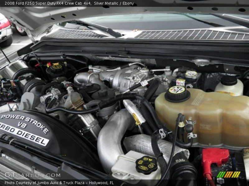 Silver Metallic / Ebony 2008 Ford F250 Super Duty FX4 Crew Cab 4x4