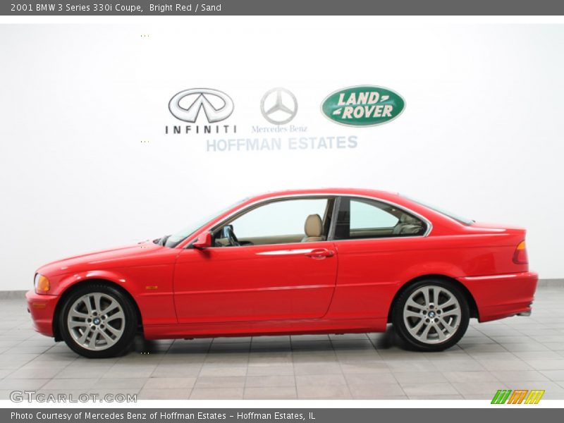 Bright Red / Sand 2001 BMW 3 Series 330i Coupe