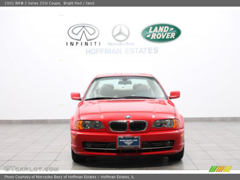 Bright Red / Sand 2001 BMW 3 Series 330i Coupe