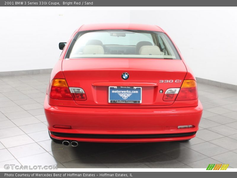 Bright Red / Sand 2001 BMW 3 Series 330i Coupe