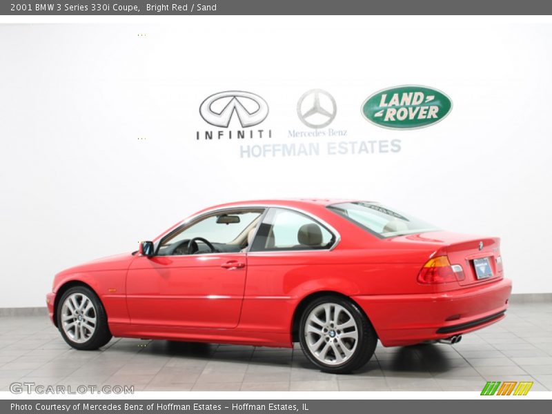 Bright Red / Sand 2001 BMW 3 Series 330i Coupe