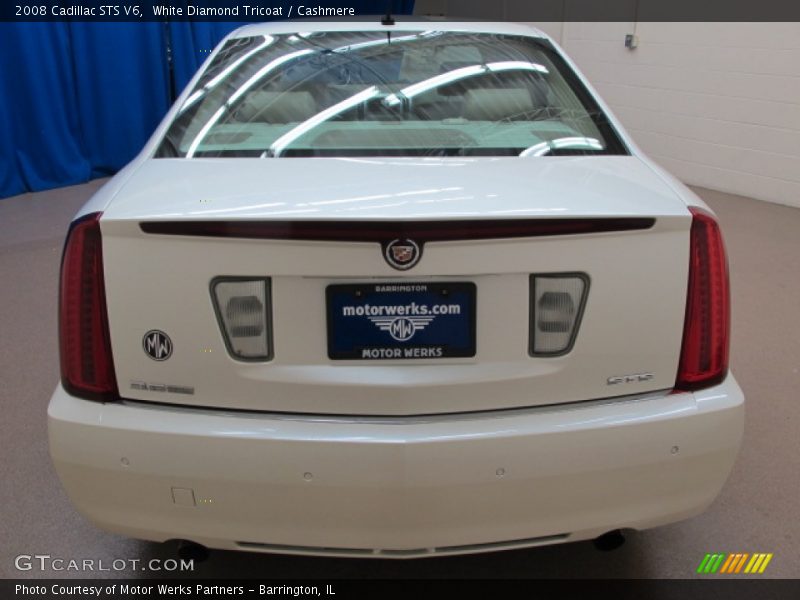 White Diamond Tricoat / Cashmere 2008 Cadillac STS V6