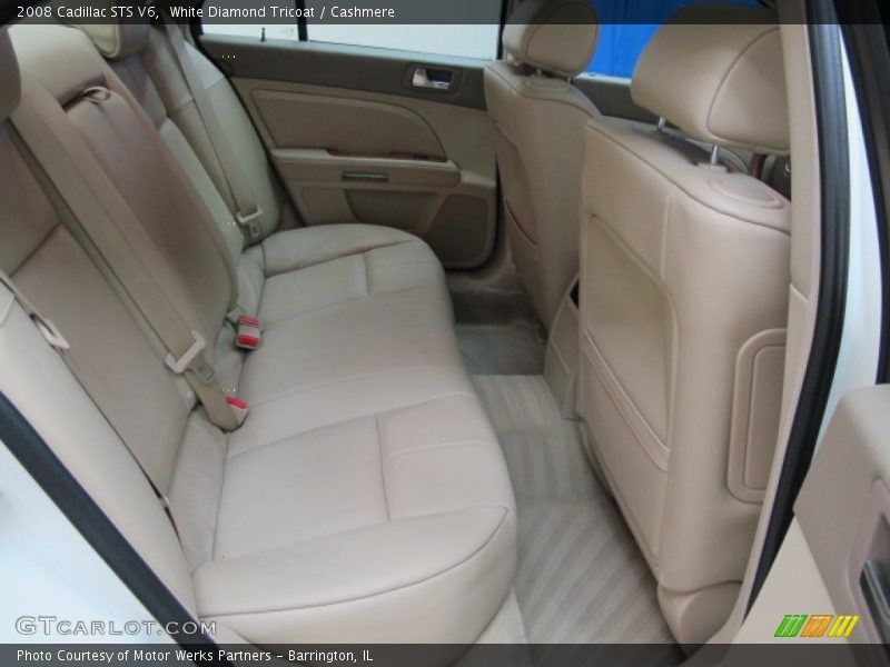 White Diamond Tricoat / Cashmere 2008 Cadillac STS V6