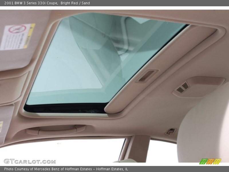 Bright Red / Sand 2001 BMW 3 Series 330i Coupe