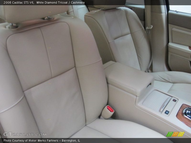 White Diamond Tricoat / Cashmere 2008 Cadillac STS V6