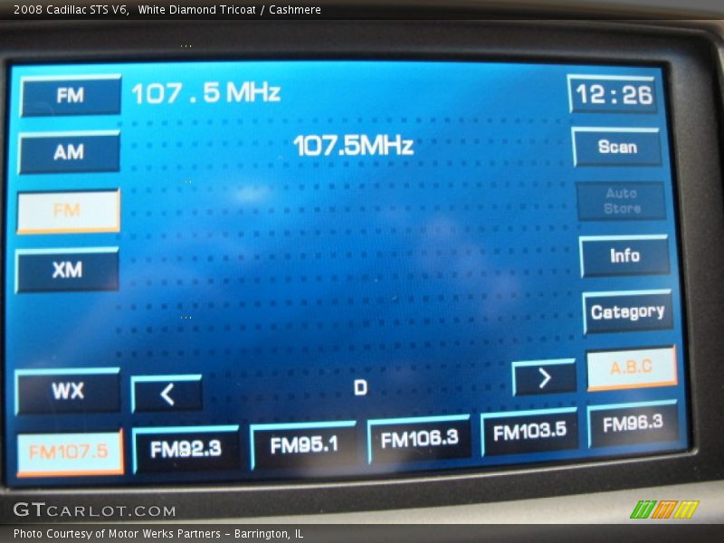 White Diamond Tricoat / Cashmere 2008 Cadillac STS V6