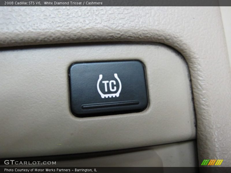 White Diamond Tricoat / Cashmere 2008 Cadillac STS V6