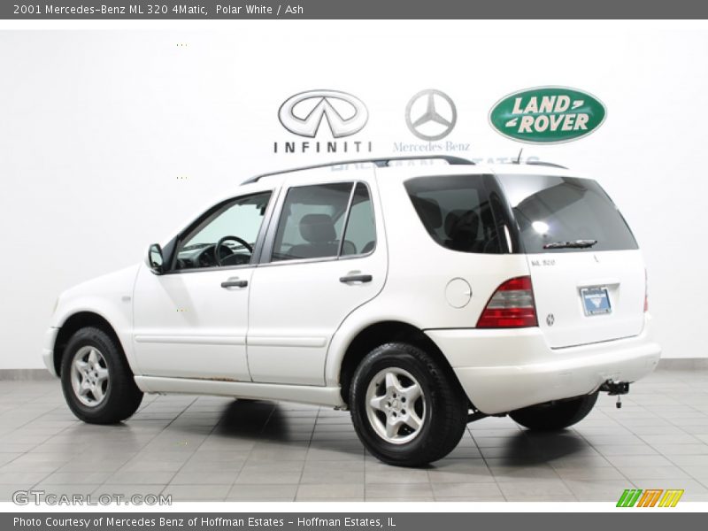 Polar White / Ash 2001 Mercedes-Benz ML 320 4Matic