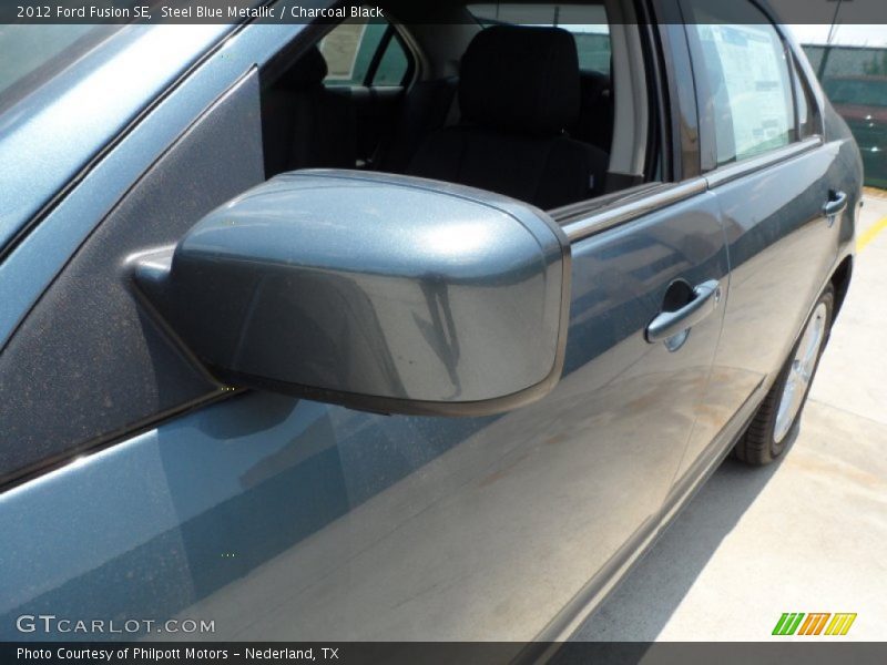 Steel Blue Metallic / Charcoal Black 2012 Ford Fusion SE