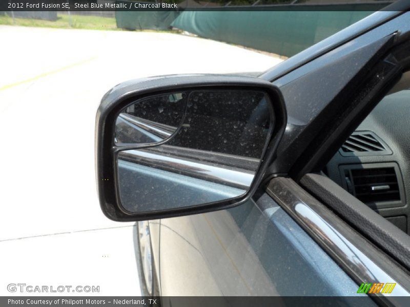 Steel Blue Metallic / Charcoal Black 2012 Ford Fusion SE