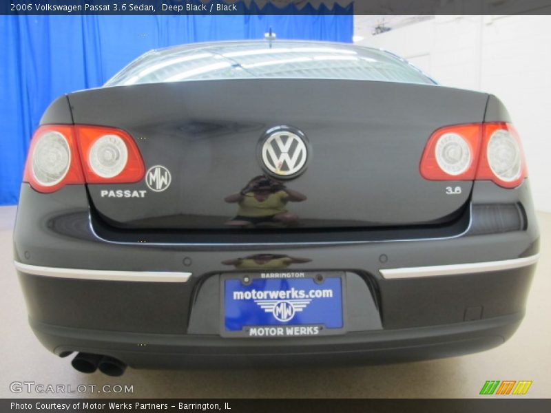 Deep Black / Black 2006 Volkswagen Passat 3.6 Sedan