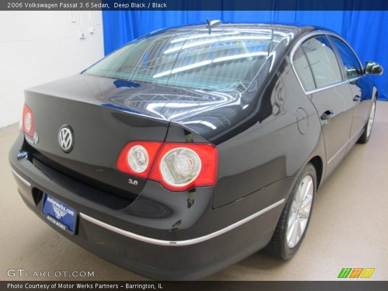 Deep Black / Black 2006 Volkswagen Passat 3.6 Sedan