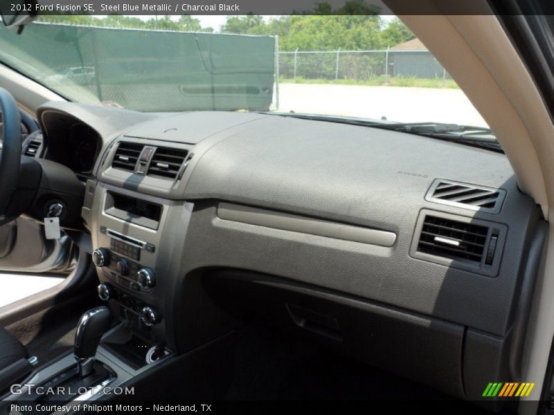 Steel Blue Metallic / Charcoal Black 2012 Ford Fusion SE