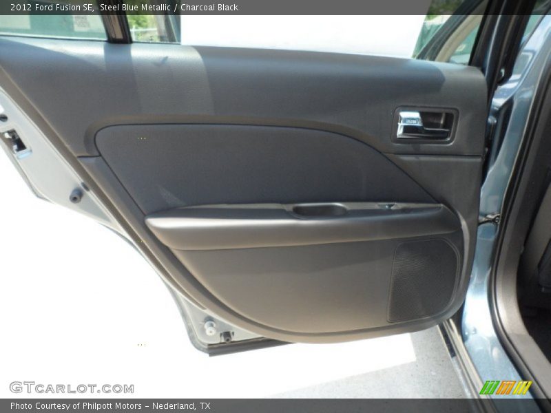 Steel Blue Metallic / Charcoal Black 2012 Ford Fusion SE