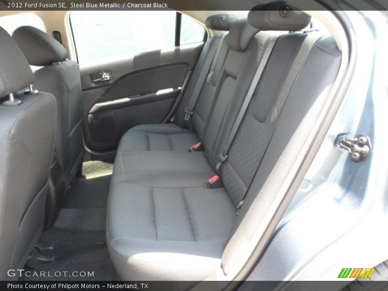 Steel Blue Metallic / Charcoal Black 2012 Ford Fusion SE