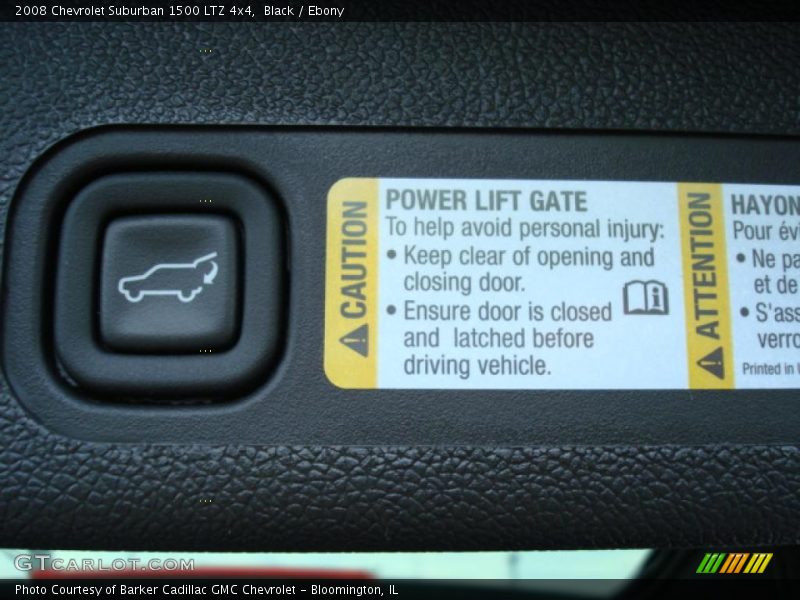 Black / Ebony 2008 Chevrolet Suburban 1500 LTZ 4x4