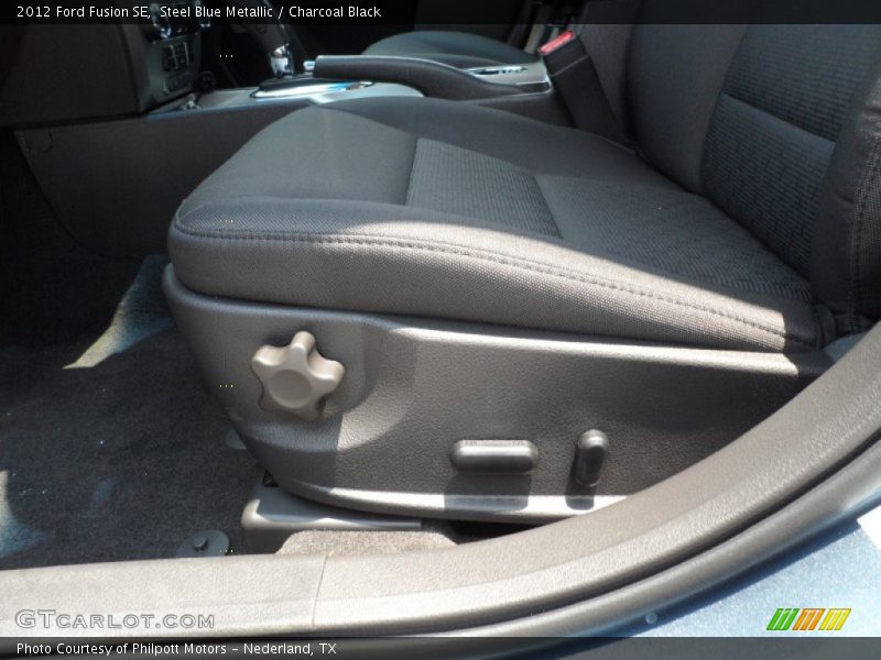Steel Blue Metallic / Charcoal Black 2012 Ford Fusion SE