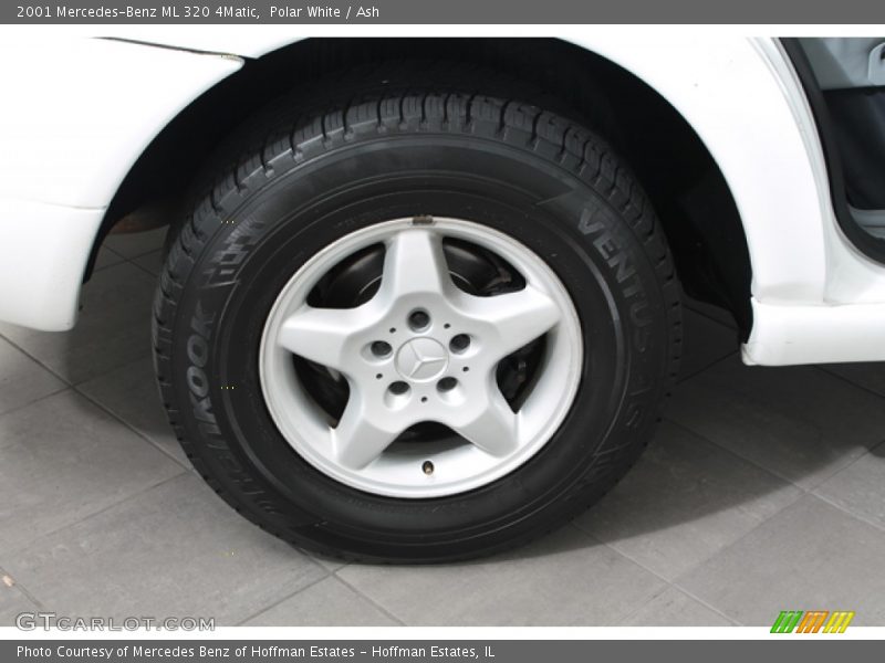 Polar White / Ash 2001 Mercedes-Benz ML 320 4Matic
