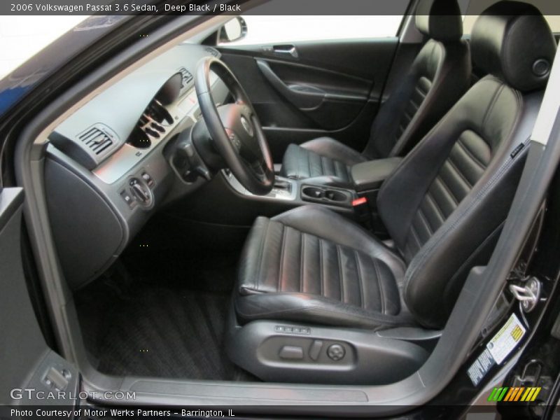 Deep Black / Black 2006 Volkswagen Passat 3.6 Sedan