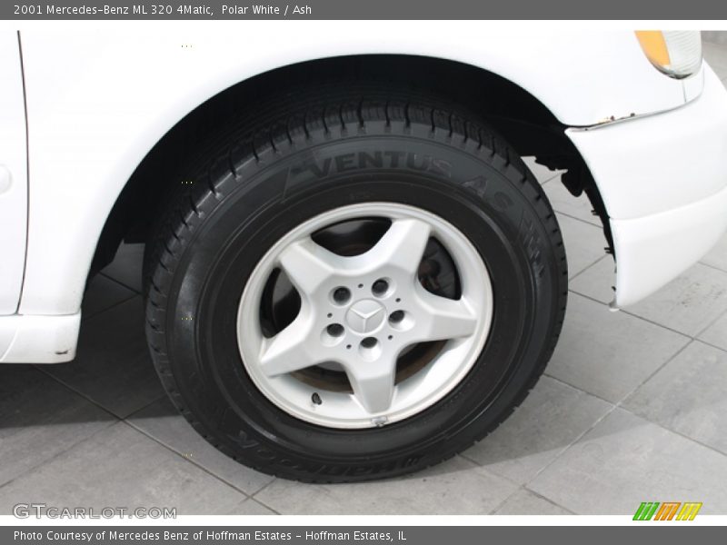 Polar White / Ash 2001 Mercedes-Benz ML 320 4Matic