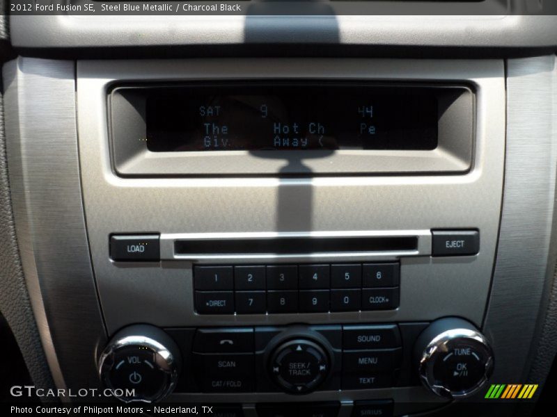 Steel Blue Metallic / Charcoal Black 2012 Ford Fusion SE