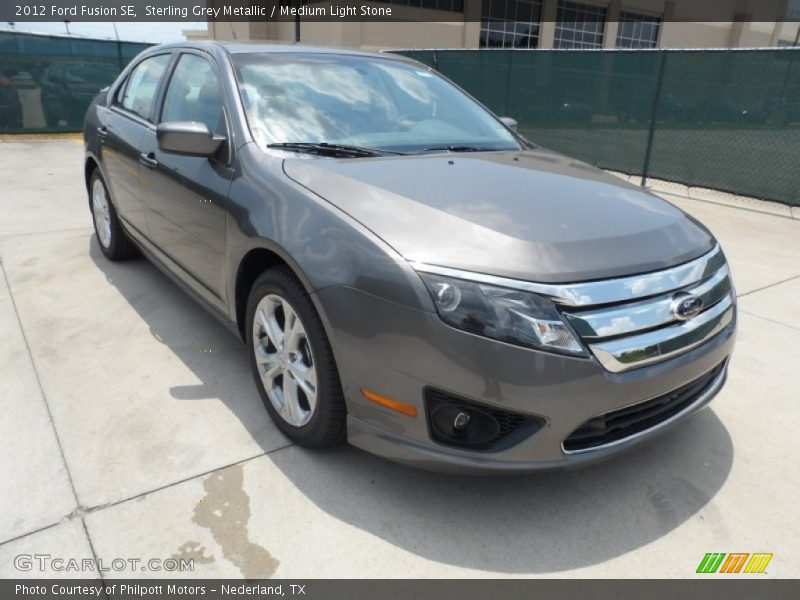 Sterling Grey Metallic / Medium Light Stone 2012 Ford Fusion SE