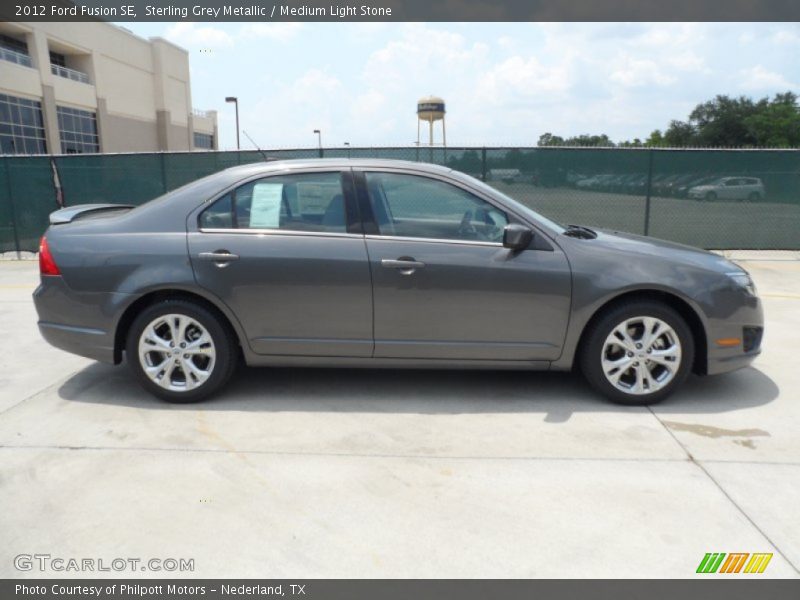 Sterling Grey Metallic / Medium Light Stone 2012 Ford Fusion SE