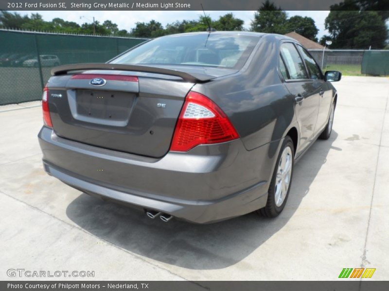 Sterling Grey Metallic / Medium Light Stone 2012 Ford Fusion SE